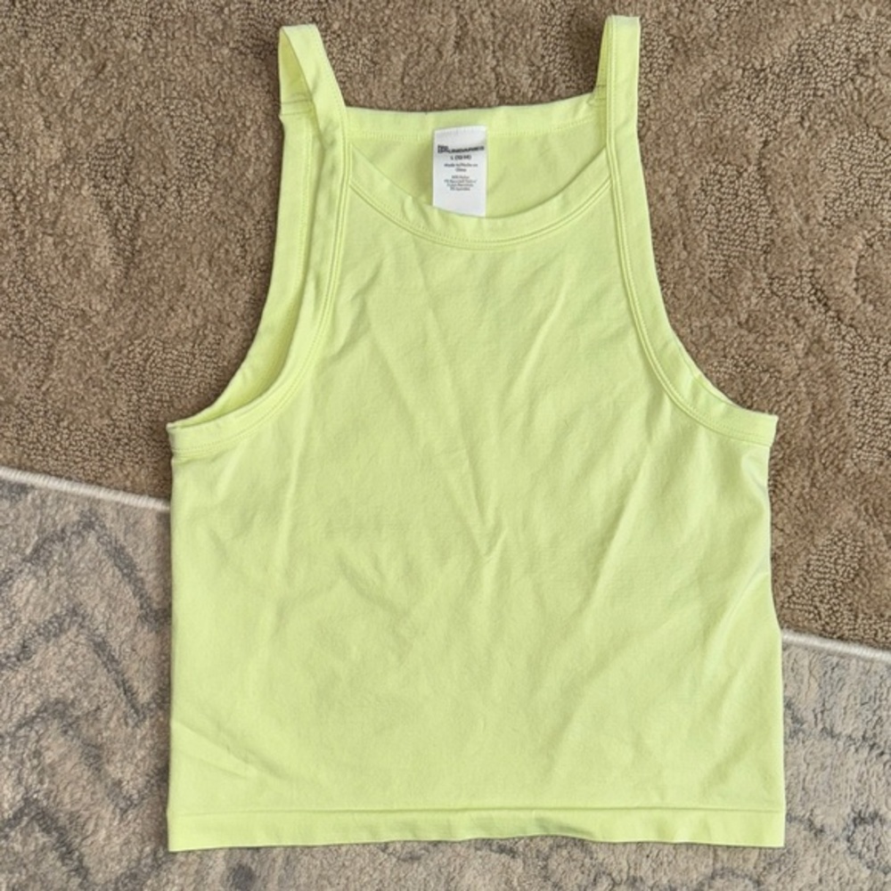 No Boundaries Light Green Tank Top